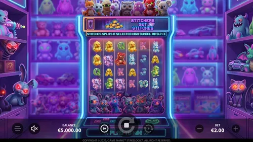 Stitches wild splitting a high-paying symbol